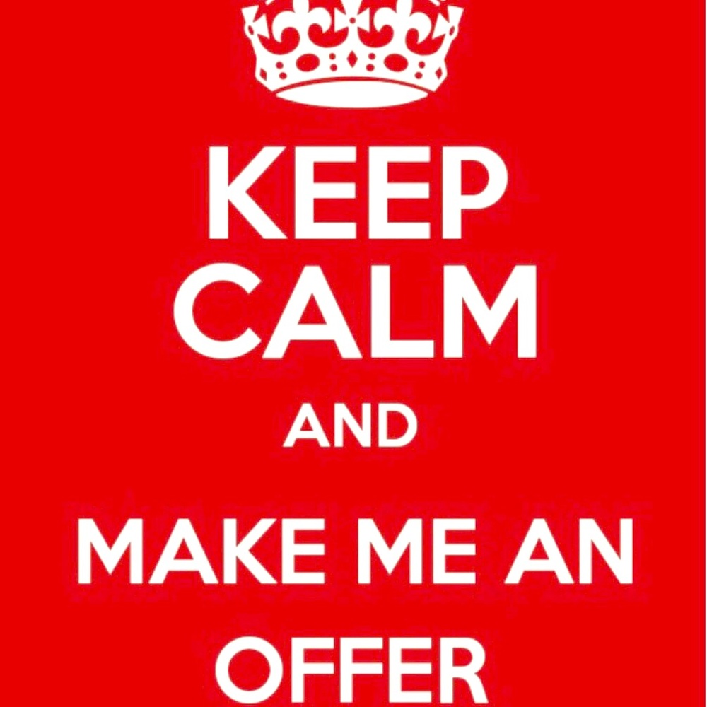 Make offers!!! Bundle bundle!!! Buy my stuff!!!